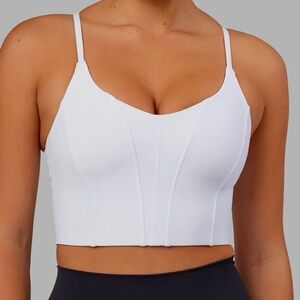 LSKD Streamline Bra - White - Size M